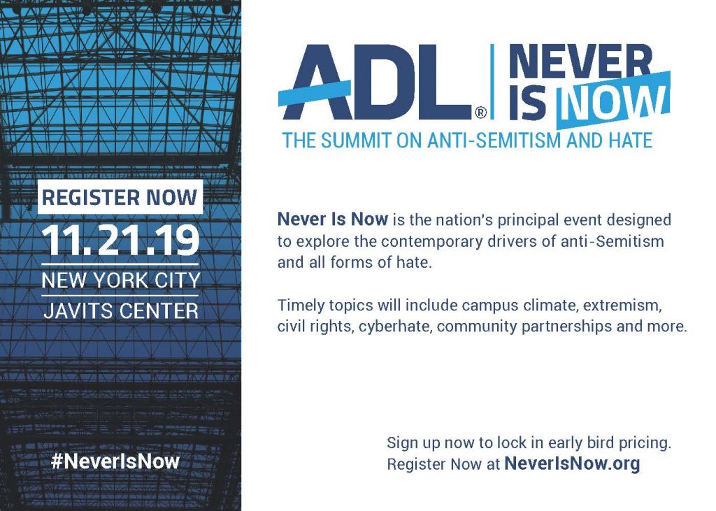 AntiDefamation League Events for July 2025