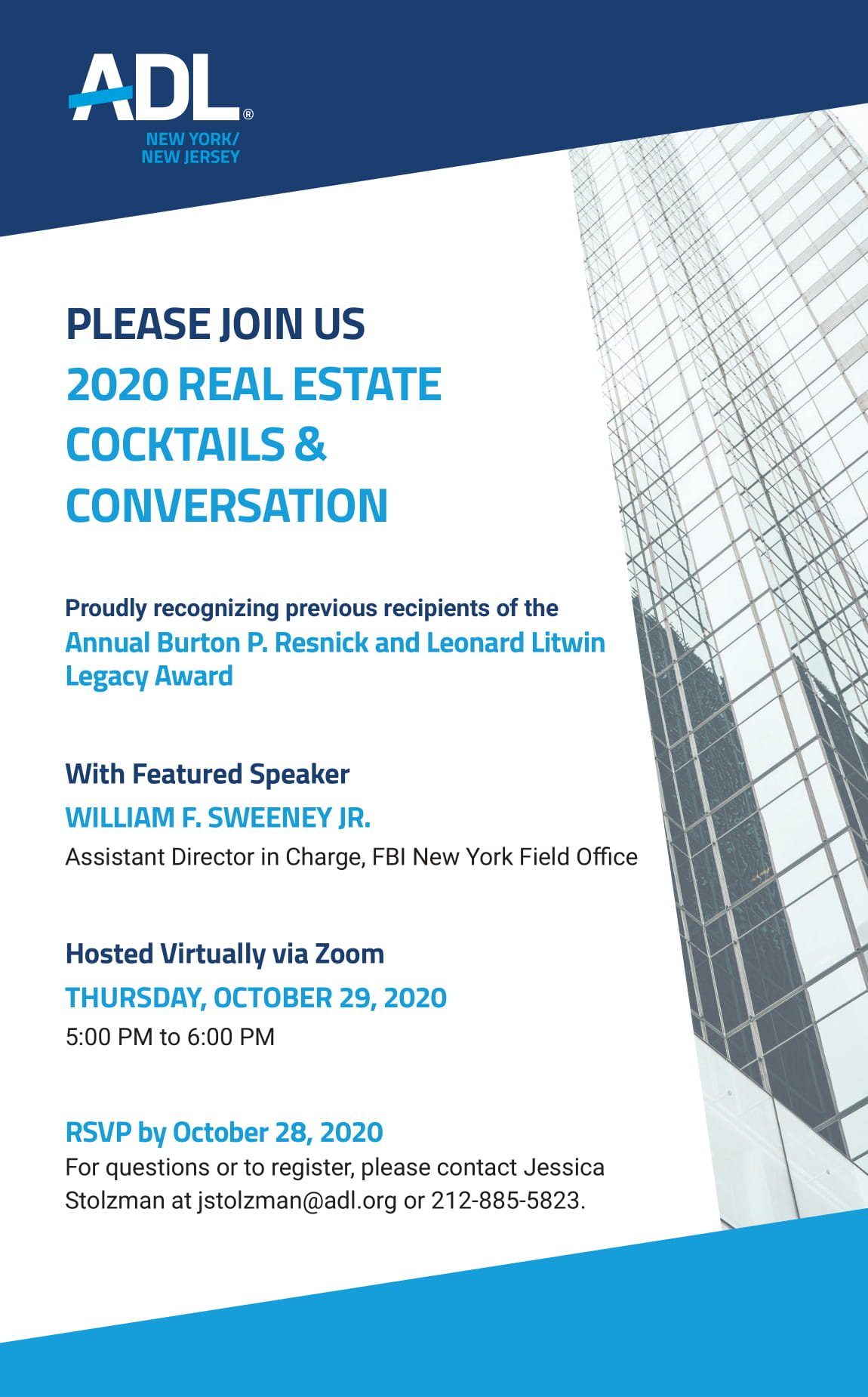 Anti Defamation League Real Estate Cocktails Conversation